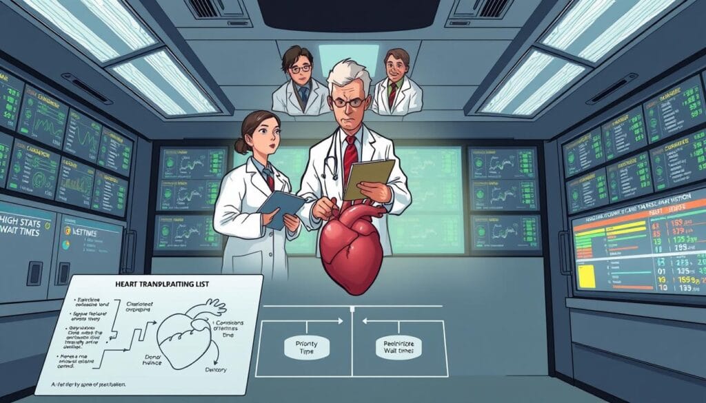 heart transplant waiting time