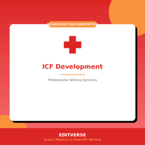Vývoj formuláře informovaného souhlasu (ICF) — Editverse · Regulační dokumentace