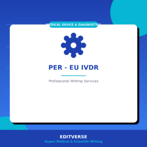 تقرير تقييم الأداء (PER) - لائحة الاتحاد الأوروبي للأجهزة الطبية التشخيصية في المختبر (IVDR) - إديتفيرس · الأجهزة الطبية والتشخيص