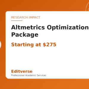 Altmetrics Optimization Package — Editverse · Research Impact