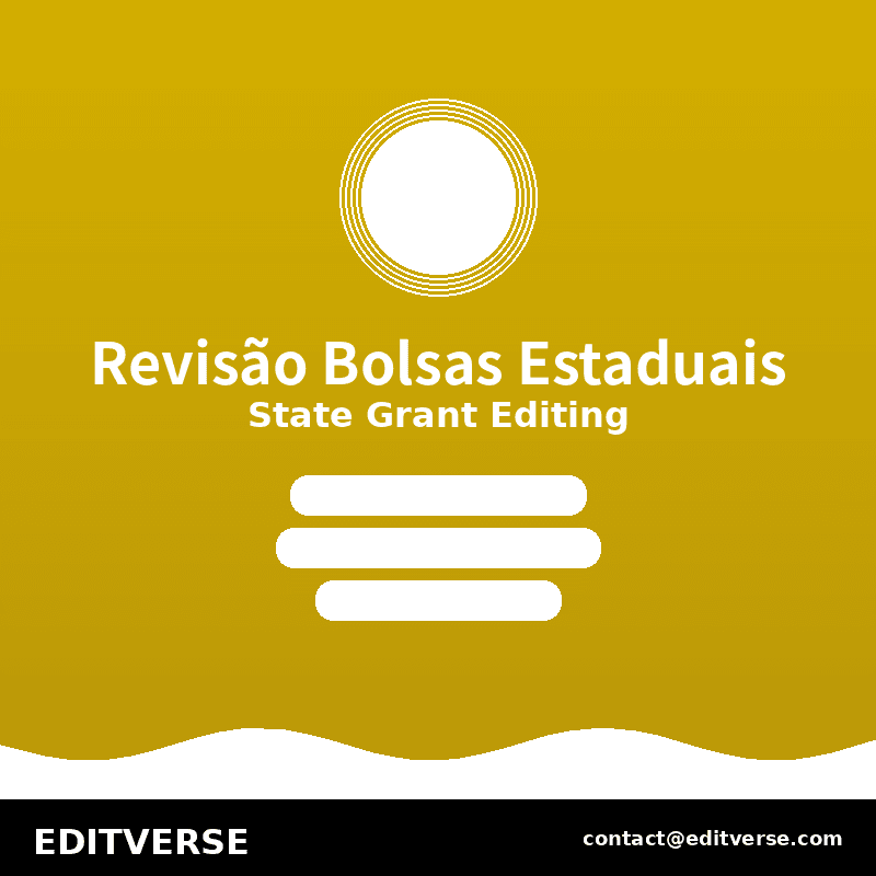 ブラジル – Revisão de Bolsas Estaduais — Editverse · ブラジル - Solicitação de Bolsas