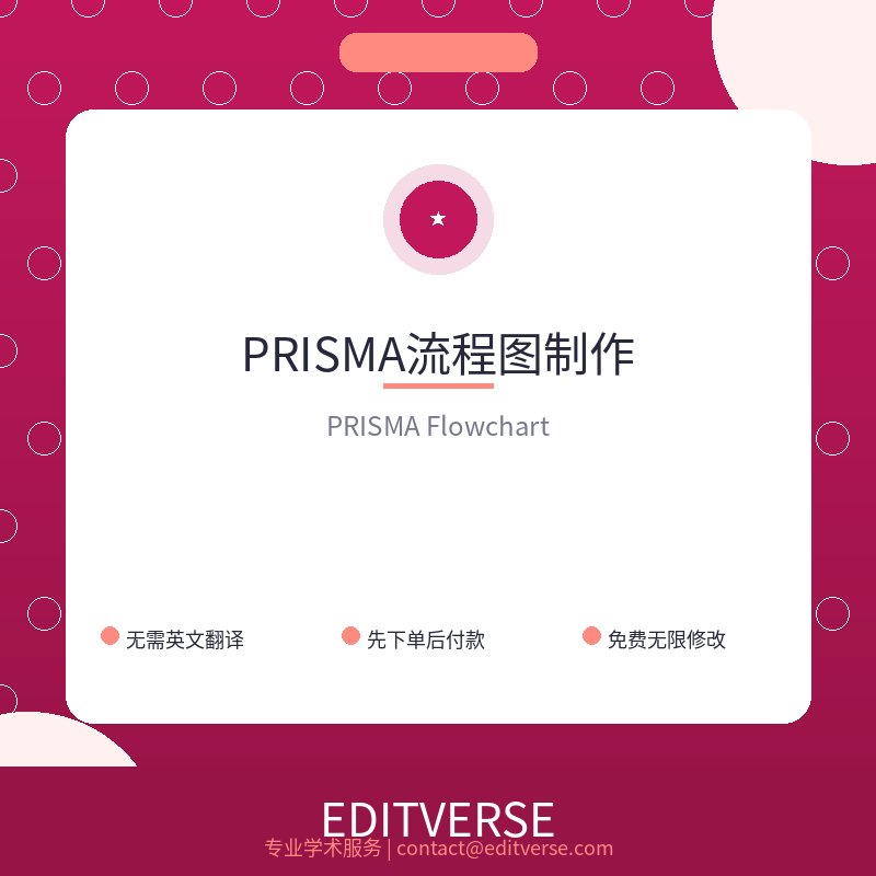 중국 – PRISMA流程图제작 — Editverse · 중국 - 特color服务