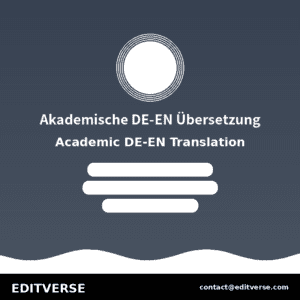 Germany – Akademische DE-EN Übersetzung — Editverse · Germany - Übersetzungsdienste