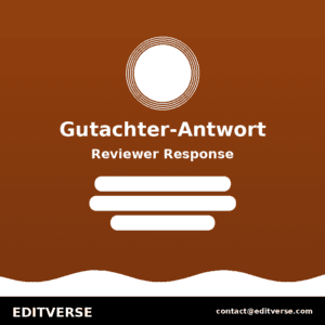 Germany – Gutachter-Antwort — Editverse · Germany - Publikationsunterstützung