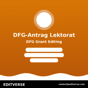Germany – DFG-Antrag Lektorat — Editverse · Germany - Forschungsförderung