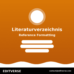 Germany – Literaturverzeichnis Formatierung — Editverse · Germany - Spezielle Dienste