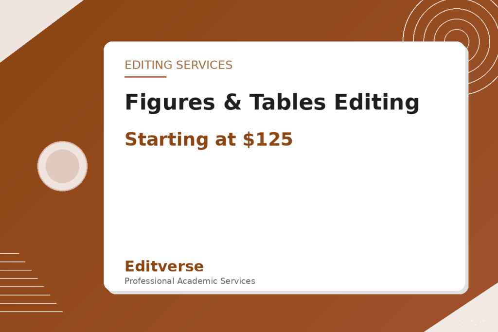 Figures & Tables Editing — Editverse · Editing Services