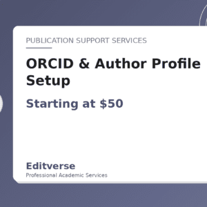 ORCID 與作者個人資料設定 — Editverse · 出版支援服務