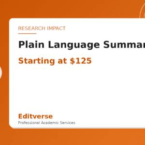 Plain Language Summary — Editverse · Research Impact