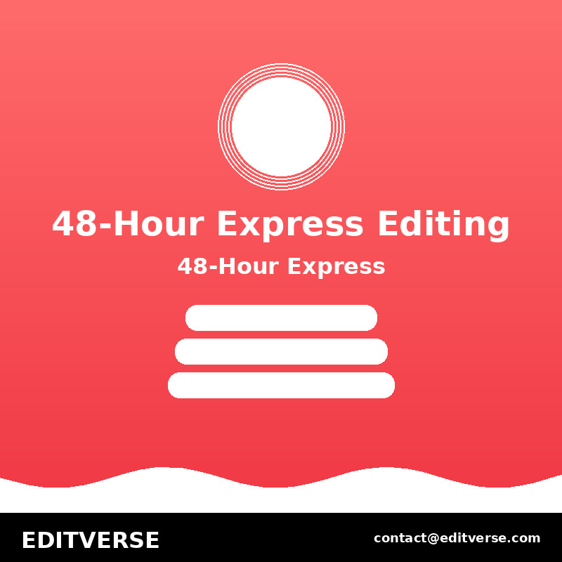 Singapore – 48-Hour Express Editing — Editverse · Singapore - Manuscript Editing
