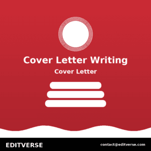 Singapore – Cover Letter Writing — Editverse · Singapore - Publication Support