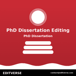 Singapore – PhD Dissertation Editing — Editverse · Singapore - Thesis Services