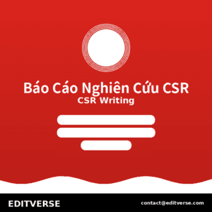 Vietnam – Viết Báo Cáo Nghiên Cứu Lâm Sàng (CSR) — Editverse · Vietnam - Y Văn/Dược Phẩm
