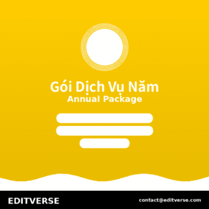 Vietnam – Gói Dịch Vụ Năm — Editverse · Vietnam - Dịch Vụ Đặc Biệt