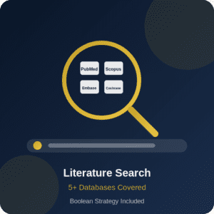 البحث في الأدبيات فقط - خدمات Editverse و H-Index
