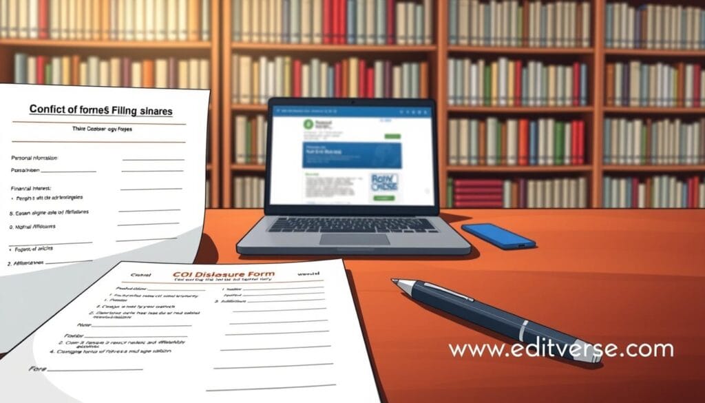 COI披露表格填写指南