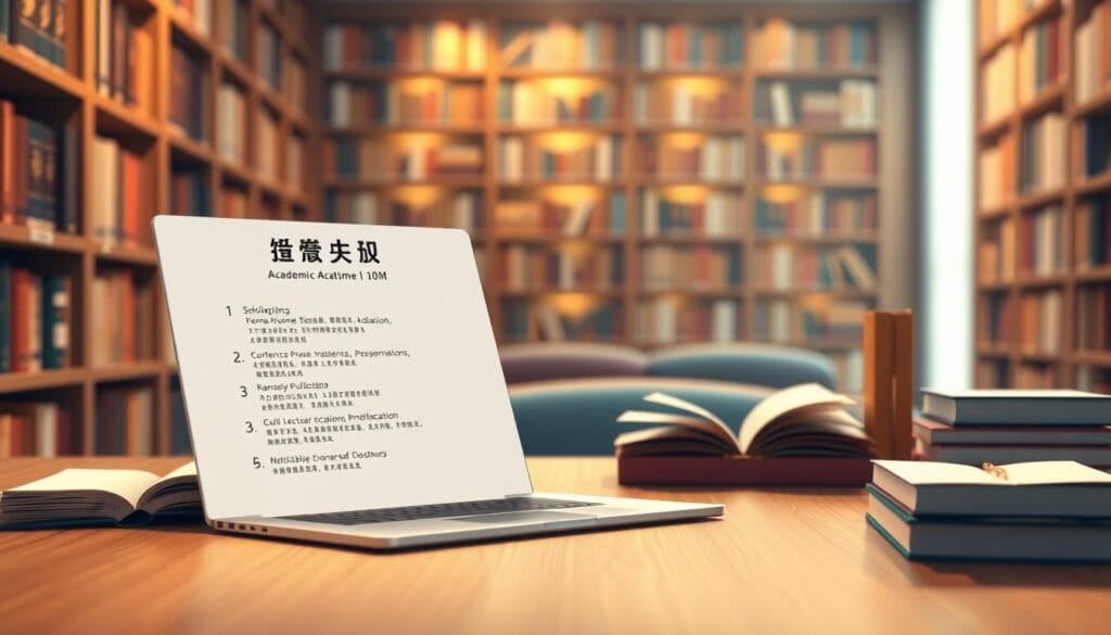 學術履歷發表記錄