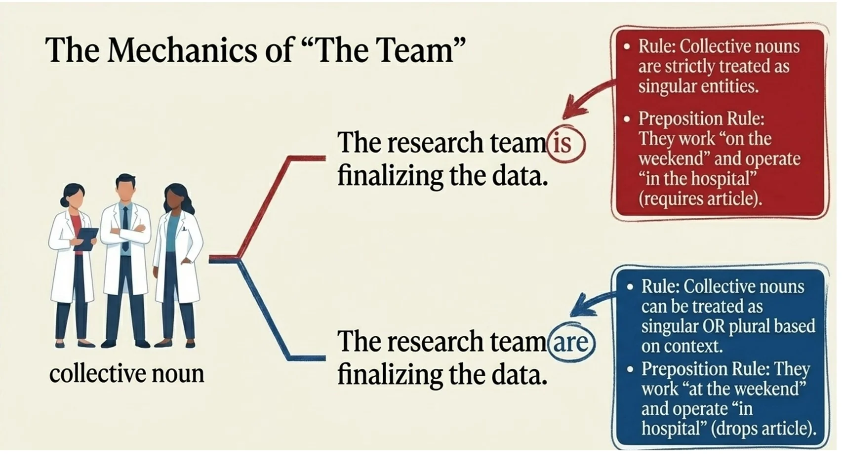 British vs American English in academic publishing: the sentence "The researchers analysed the behaviour of the tumour" flagged for journal-style misalignment, noting about 5% of academic words differ