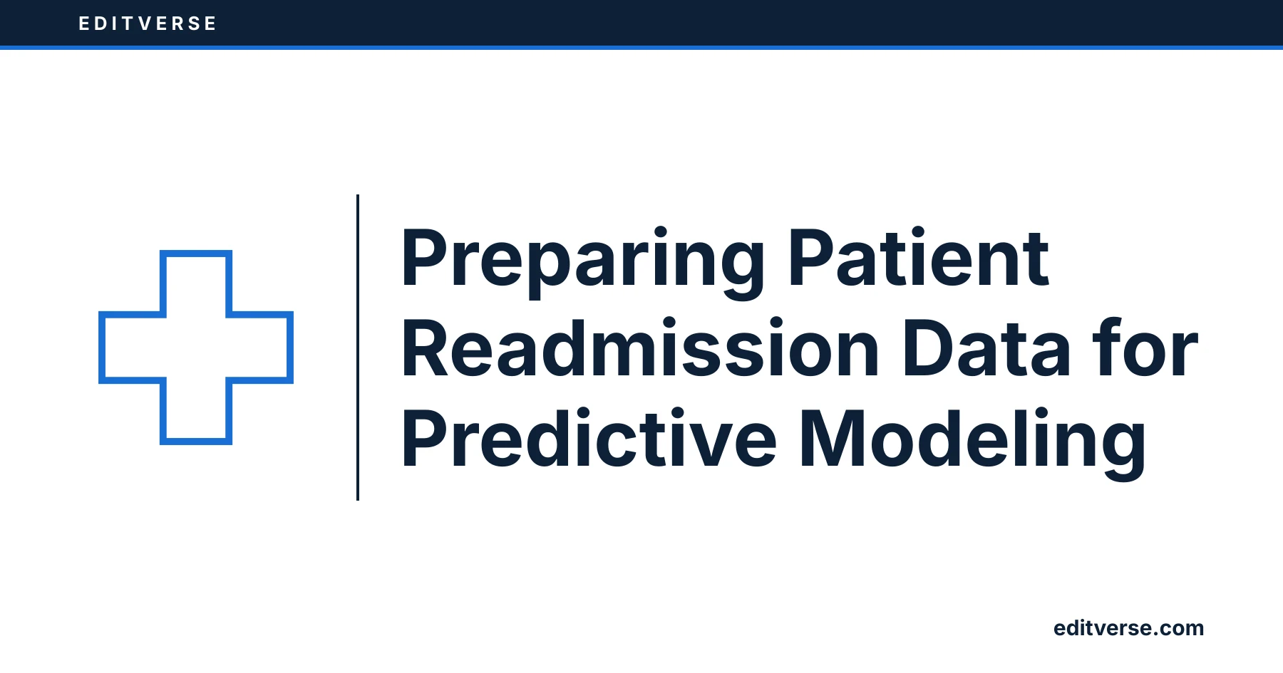 Editverse: Preparing Patient Readmission Data for Predictive Modeling