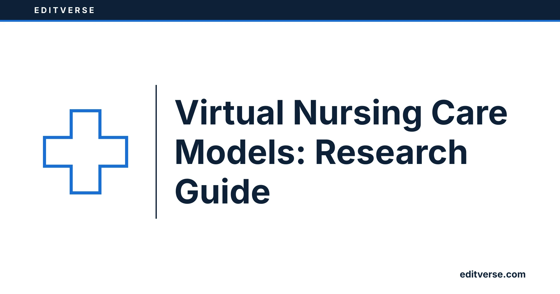 Editverse: Virtual Nursing Care Models: Research Guide