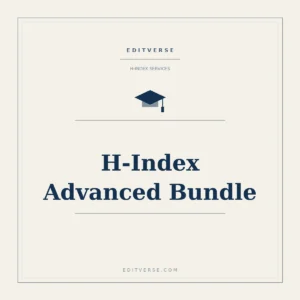 H-Index Advanced Bundle — Editverse systematic review and meta-analysis package