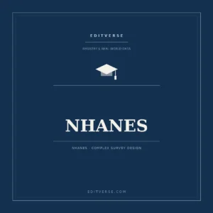 دراسة Editverse NHANES - بطاقة خدمة تحليل تصميم المسح المعقد