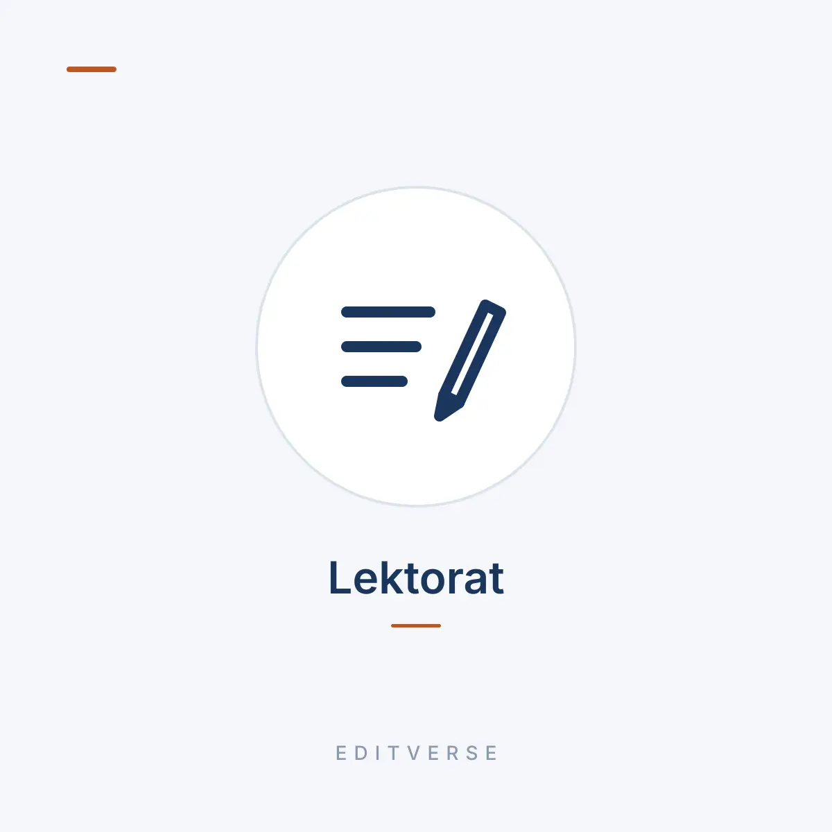 Lektorat | Editverse
