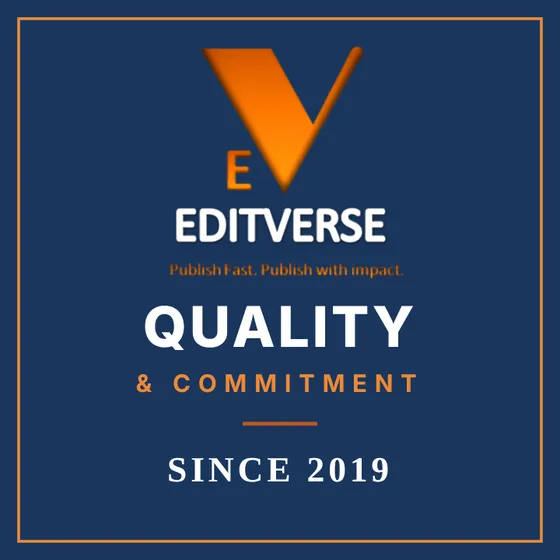 Editverse logo seal: Quality and Commitment since 2019