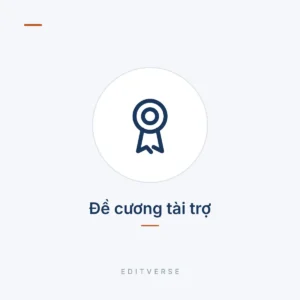 Đề cương tài trợ | Editverse