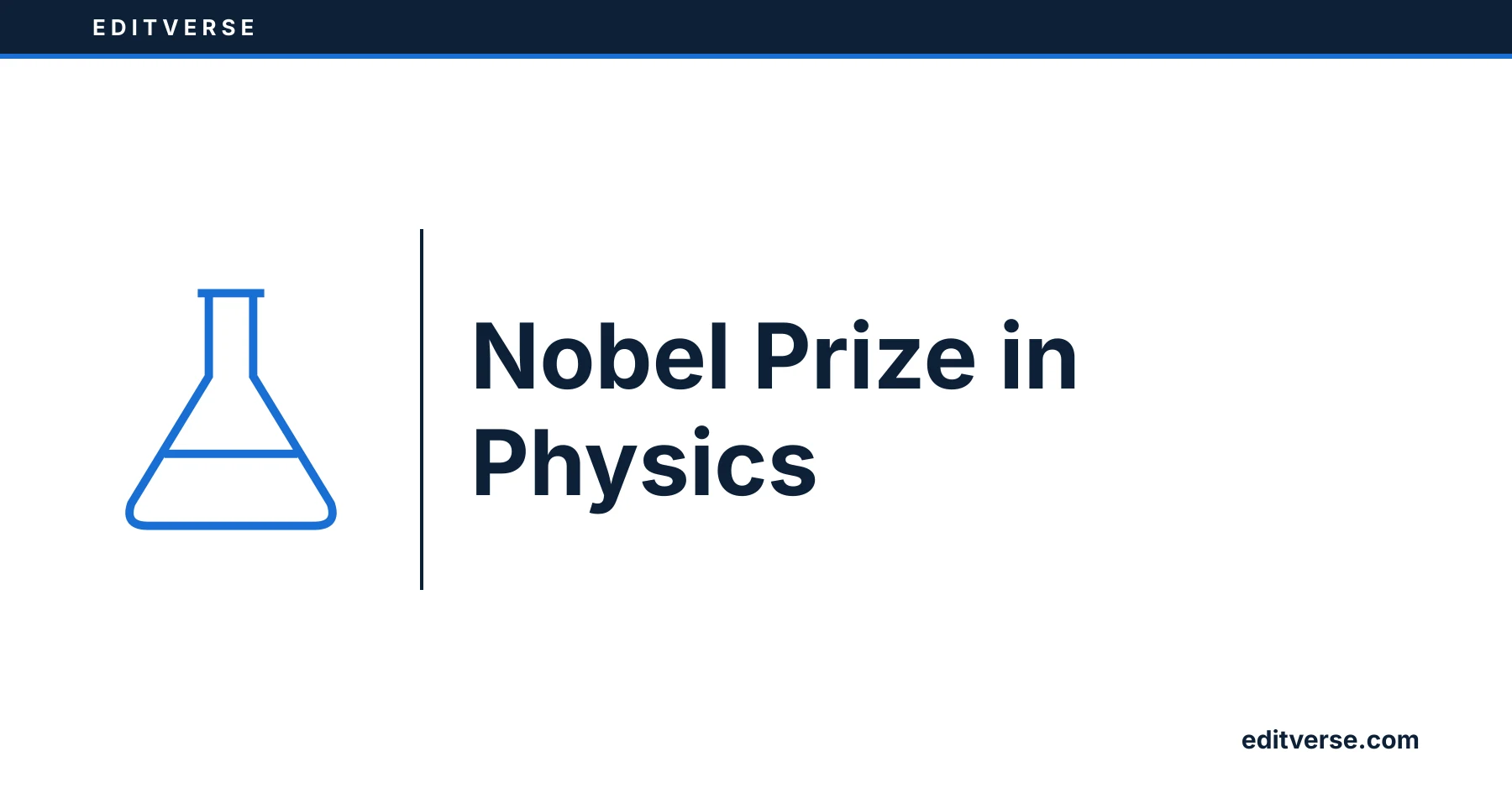 Editverse : Prix Nobel de physique