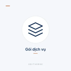 Gói dịch vụ | Editverse