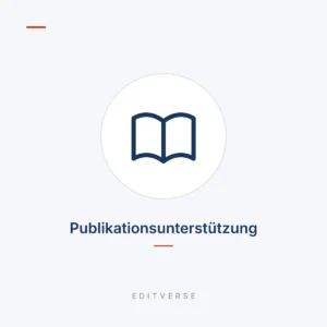 Publikationsunterstützung | Editverse