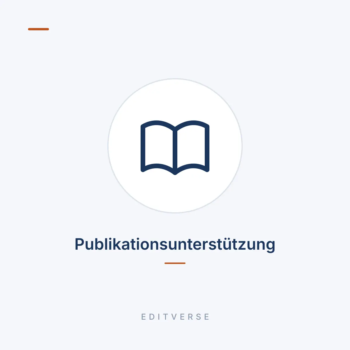 Publikationsunterstützung | Editverse