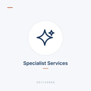 Specialist Services | Editverse
